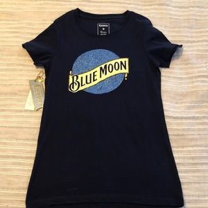 Navy Blue Moon Tee